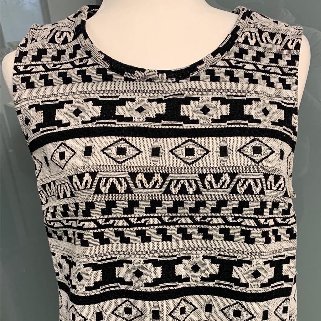Patterned Tank Top.
